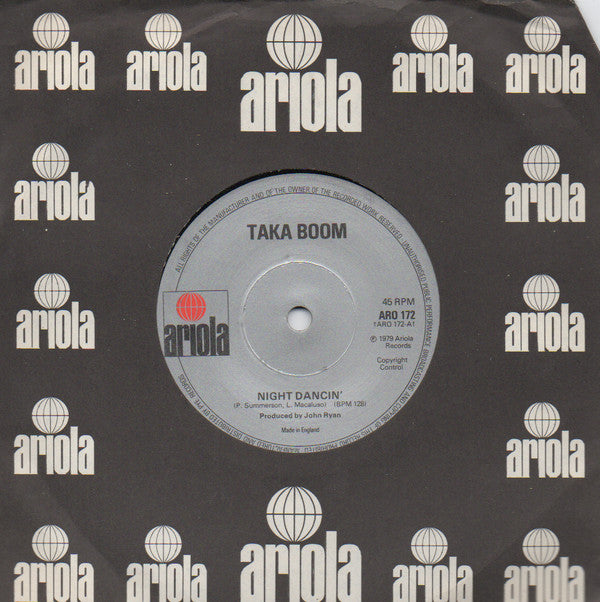 Taka Boom : Night Dancin' (7")