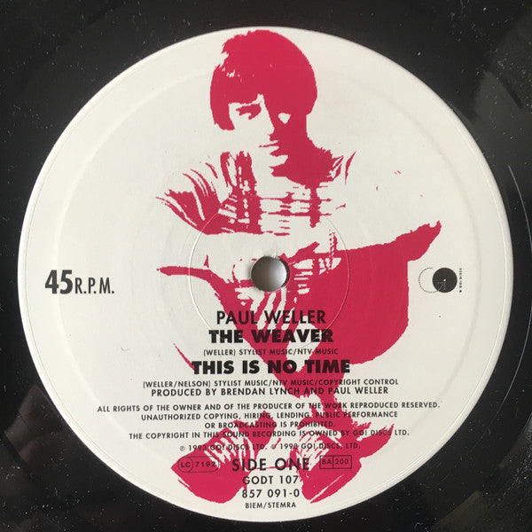 Paul Weller : The Weaver EP (10", EP, Ltd, Num)