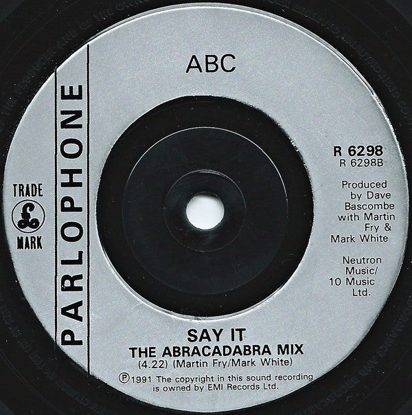 ABC : Say It (The Black Box Mix) (7")