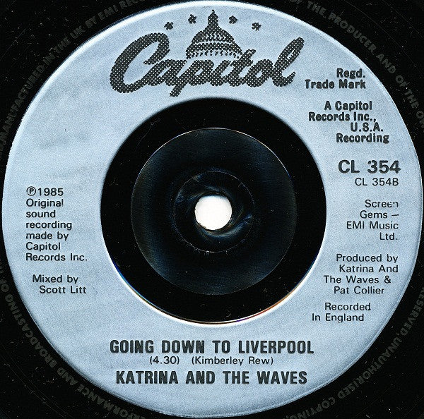 Katrina And The Waves : Walking On Sunshine (7", Single)