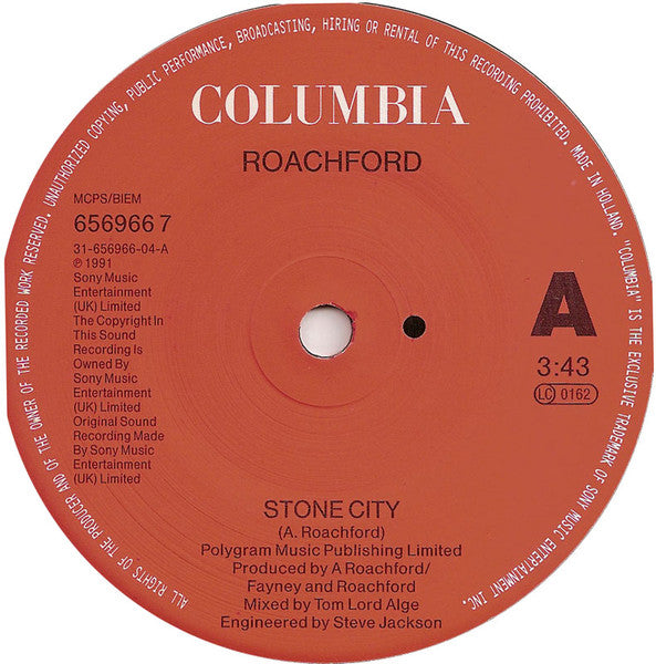 Roachford : Stone City (7", Single)