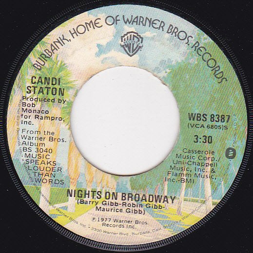 Candi Staton : Nights On Broadway / You Are (7")