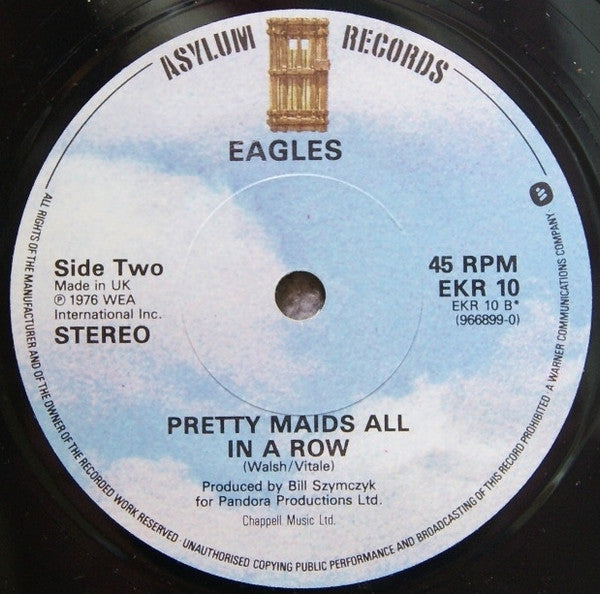 Eagles : Hotel California (7", Single, RE)