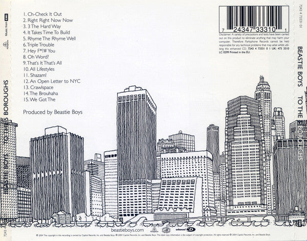 Beastie Boys : To The 5 Boroughs (CD, Album, Enh)