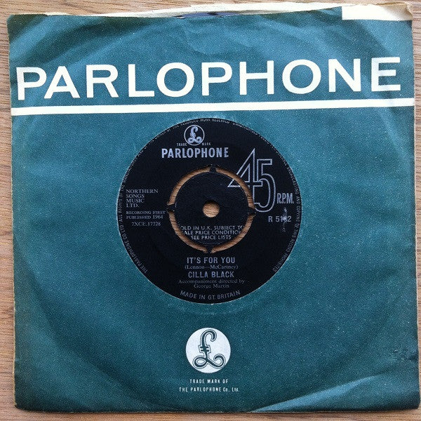 Cilla Black : It's For You (7", Single)