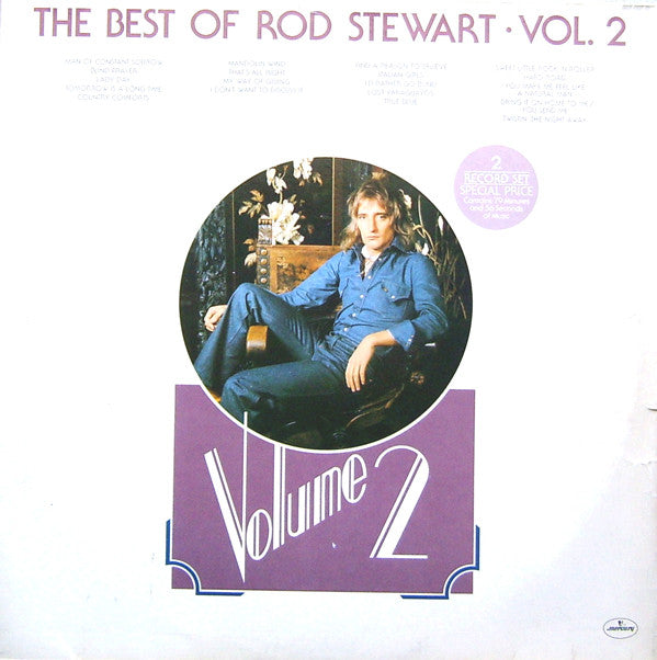 Rod Stewart : The Best Of Rod Stewart Vol. 2 (2xLP, Comp)