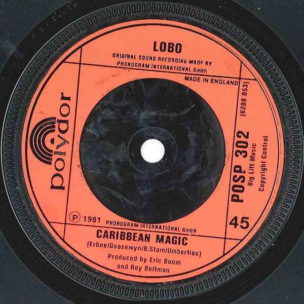 Lobo : The Caribbean Disco Show (7", Single)