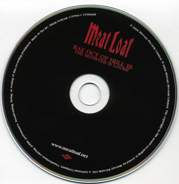 Meat Loaf : Bat Out Of Hell III - The Monster Is Loose (CD, Album, Sup)