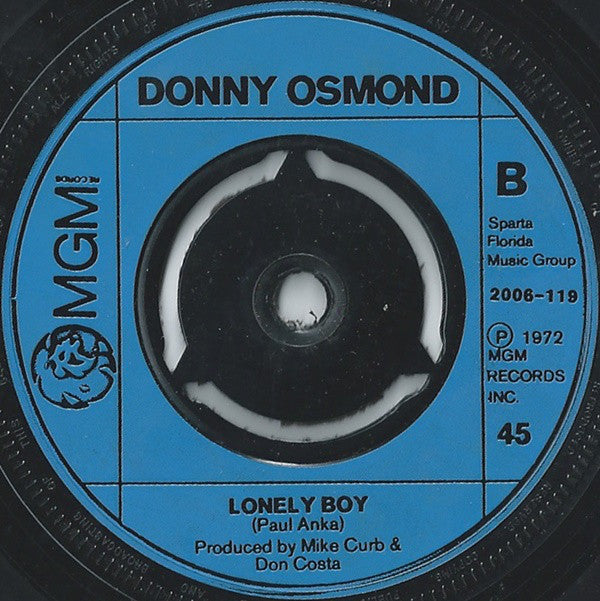 Donny Osmond : Why (7")