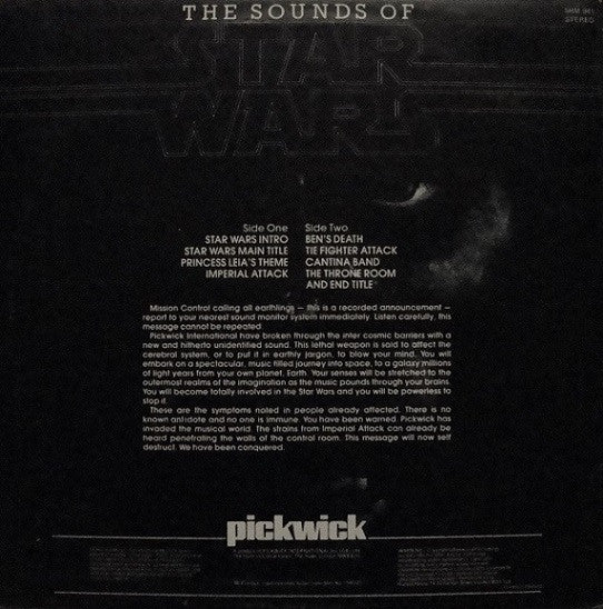 The Sonic All-Stars : The Sounds Of Star Wars (LP)