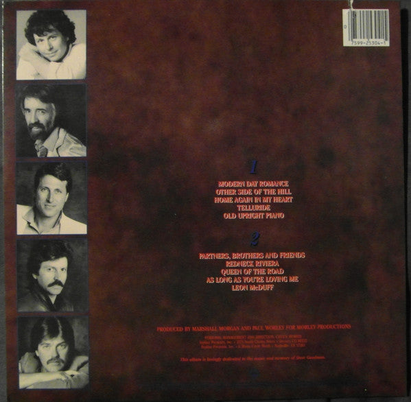 Nitty Gritty Dirt Band : Partners, Brothers And Friends (LP, Album, SRC)