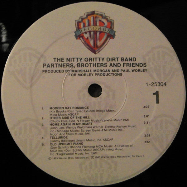Nitty Gritty Dirt Band : Partners, Brothers And Friends (LP, Album, SRC)