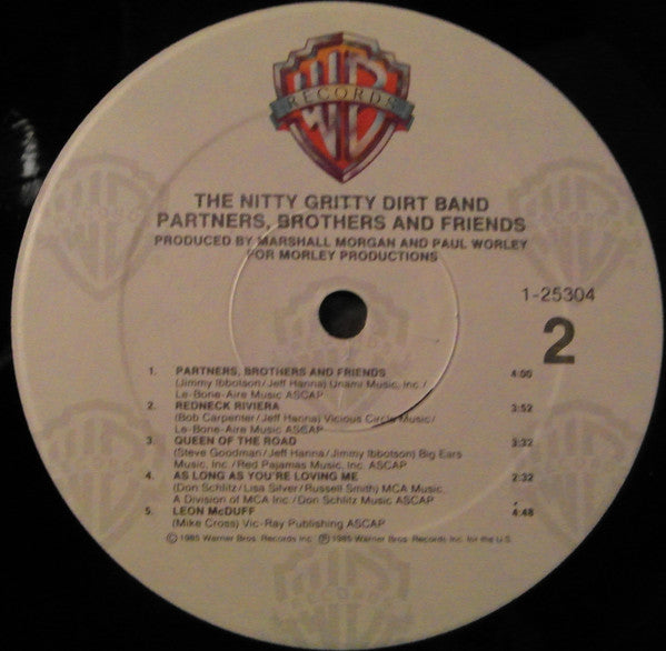 Nitty Gritty Dirt Band : Partners, Brothers And Friends (LP, Album, SRC)