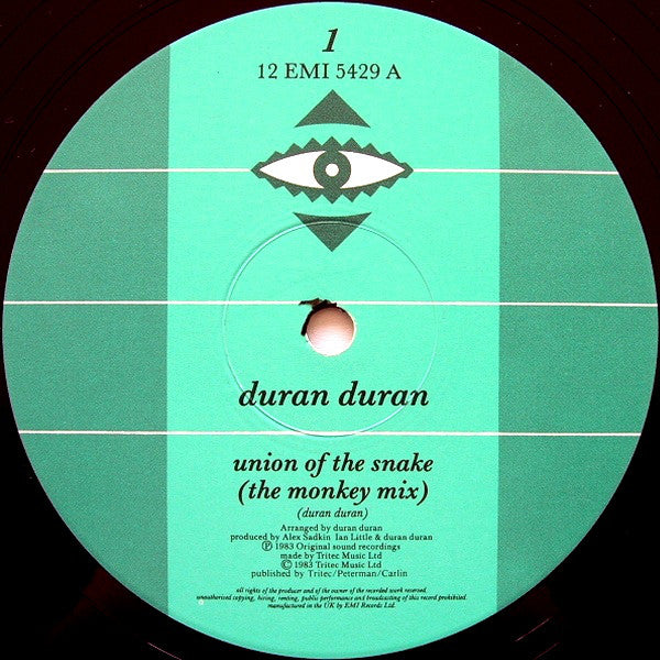 Duran Duran : Union Of The Snake (12", Single)