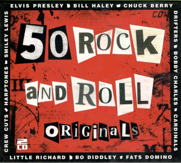 Various : 50 Rock And Roll Originals (2xCD, Comp, Sli)