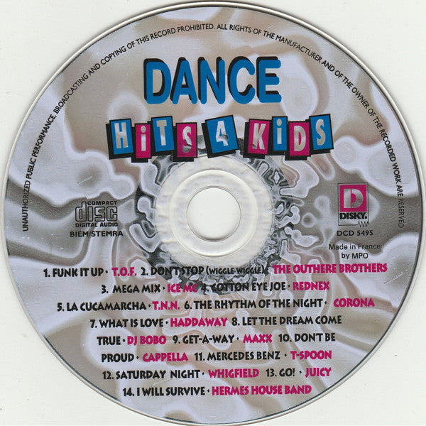 Various : Dance Hits 4 Kids (CD, Comp)
