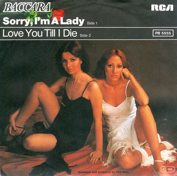 Baccara : Sorry, I'm A Lady (7", Single)