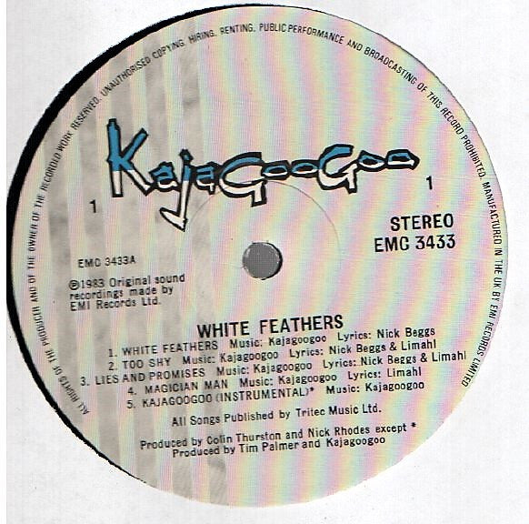 Kajagoogoo : White Feathers (LP, Album)