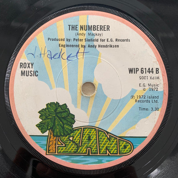 Roxy Music : Virginia Plain (7", Single, Sol)