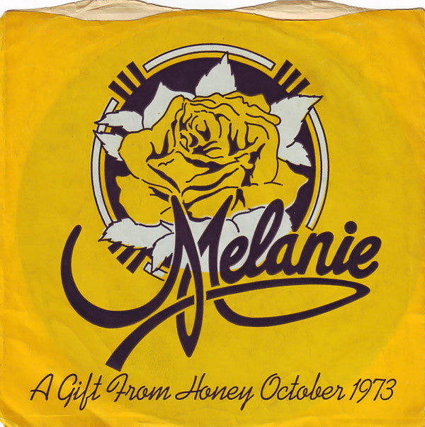 Melanie (2) : A Gift From Honey October 1973 (Flexi, 7", Promo)