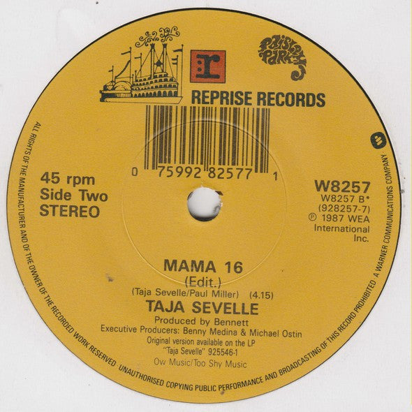 Taja Sevelle : Love Is Contagious (7", Single)