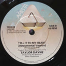 Taylor Dayne : Tell It To My Heart (7", Single, MP)