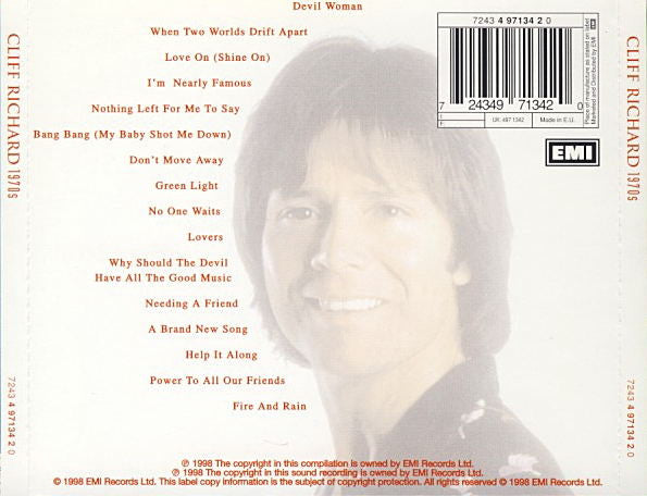 Cliff Richard : 1970s (CD, Comp)
