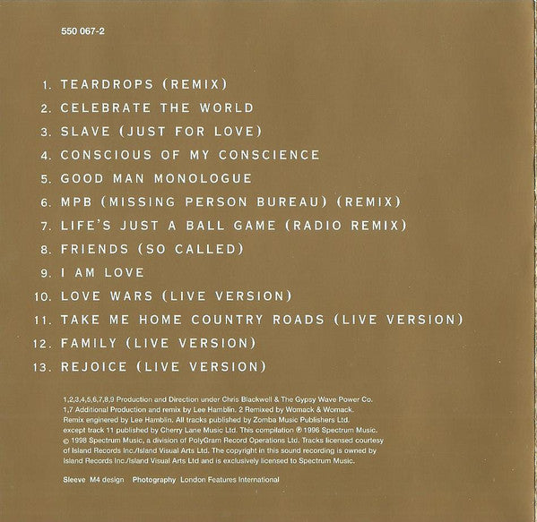 Womack & Womack : Greatest Hits (CD, Comp, RE)