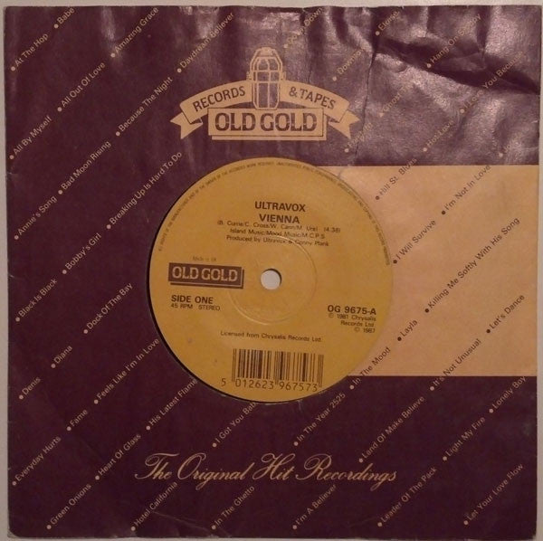 Ultravox : Vienna / The Voice (7")