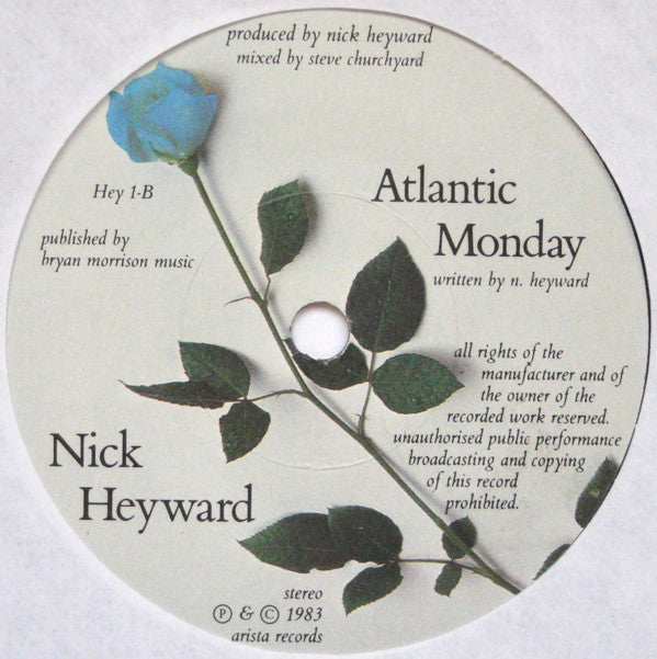 Nick Heyward : Whistle Down The Wind (7", Single, Gat)