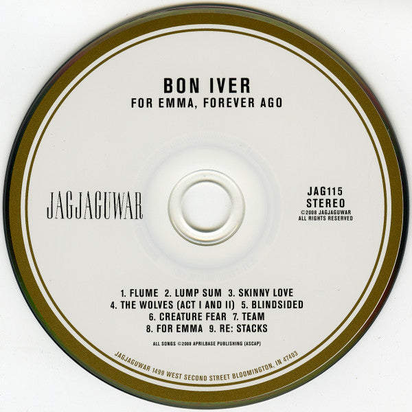 Bon Iver : For Emma, Forever Ago (CD, Album, RP, Tri)