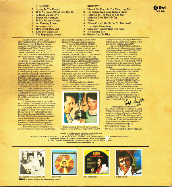 Elvis Presley : Inspirations (LP, Comp)
