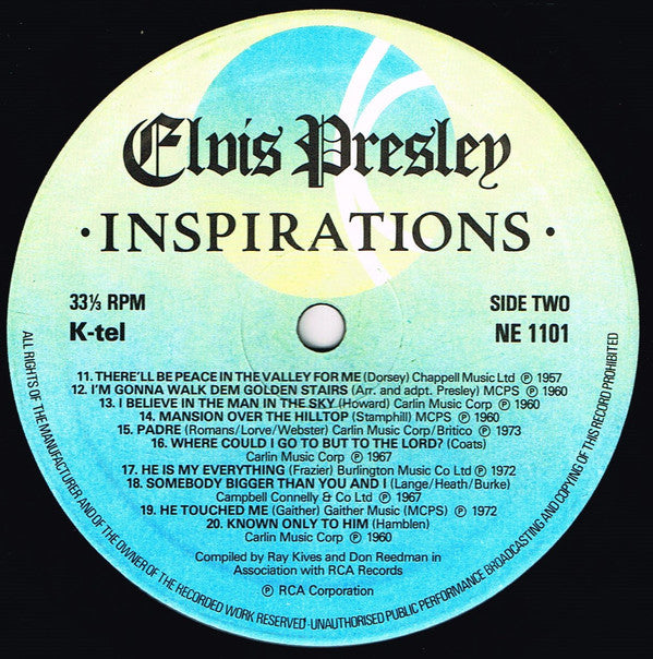Elvis Presley : Inspirations (LP, Comp)