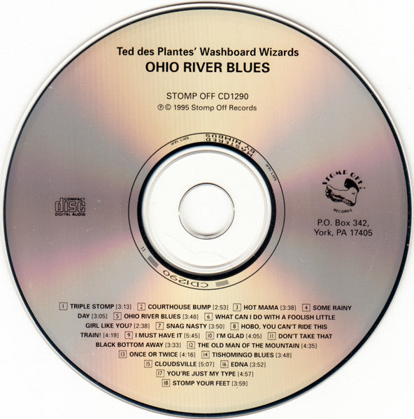 Ted Des Plantes' Washboard Wizards : Ohio River Blues (CD, Album)