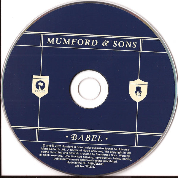 Mumford & Sons : Babel (CD, Album, RP)