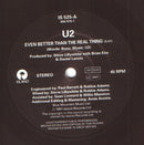 U2 : Even Better Than The Real Thing (7", Single)