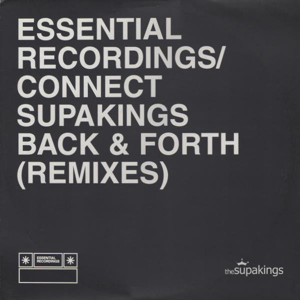 Supakings* : Back & Forth (Remixes) (12", Promo)