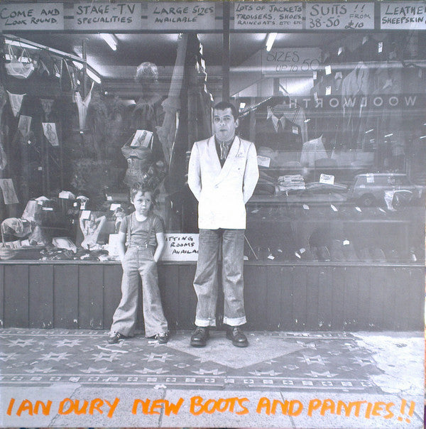 Ian Dury : New Boots And Panties!! (LP, Album, M/Print, Ext)