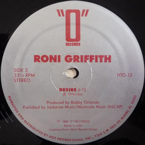 Roni Griffith : (The Best Part Of) Breakin' Up / Desire (Extended) (12", RE)
