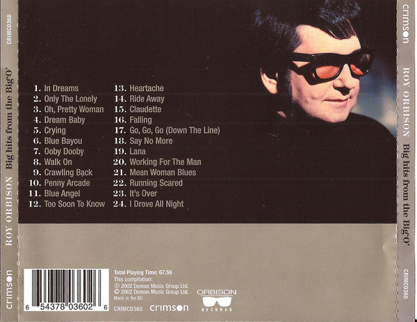 Roy Orbison : Big Hits From The Big 'O' (CD, Comp)