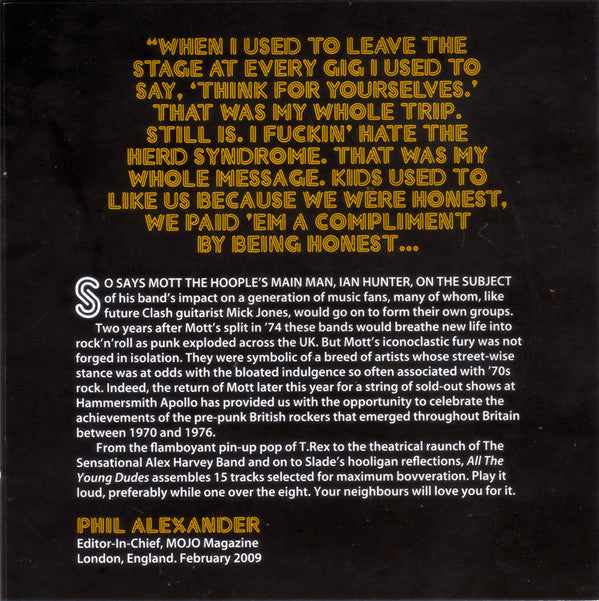 Various : All The Young Dudes (CD, Comp)