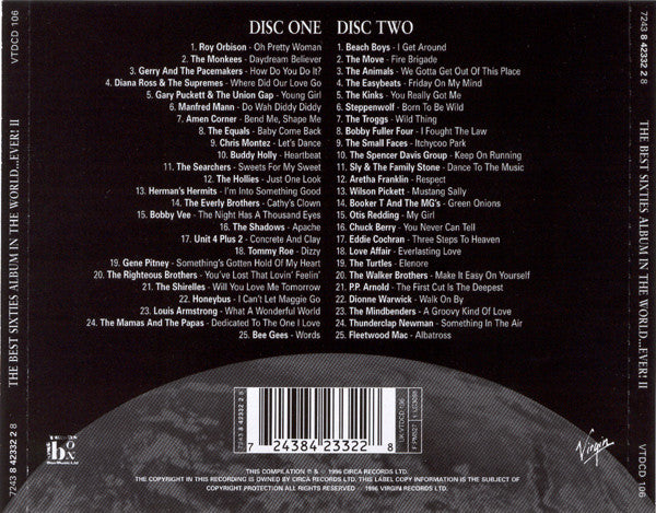 Various : The Best Sixties Album In The World...Ever! II (2xCD, Comp)