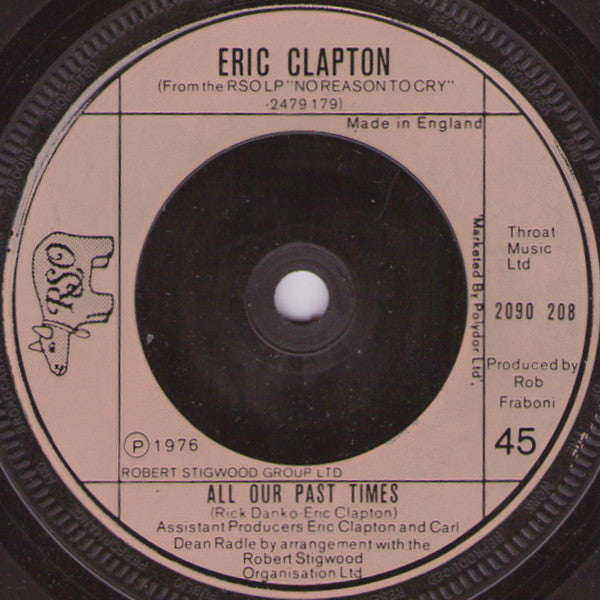 Eric Clapton : Hello Old Friend (7")