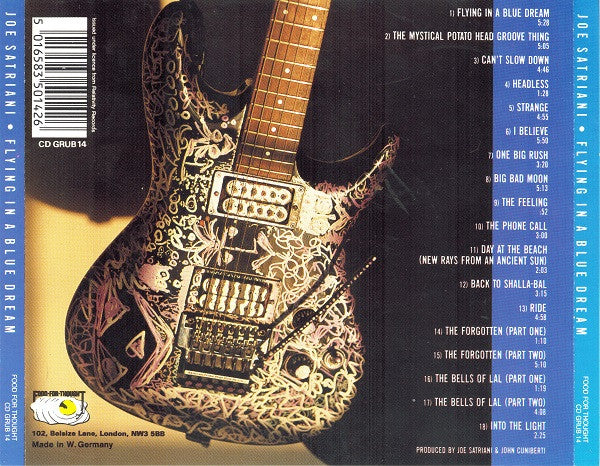 Joe Satriani : Flying In A Blue Dream (CD, Album)