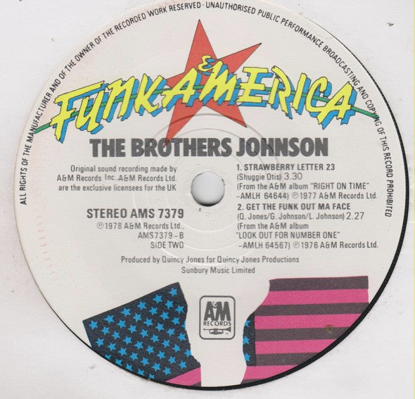 Brothers Johnson : Ain't We Funkin' Now (7", Single)