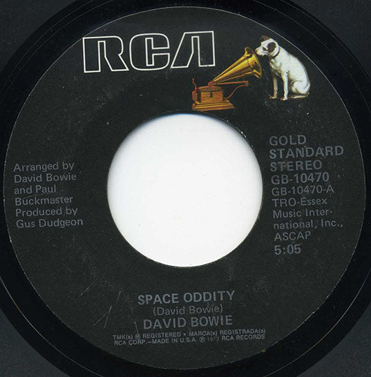 David Bowie : Space Oddity  (7", Single, RE, Styrene)