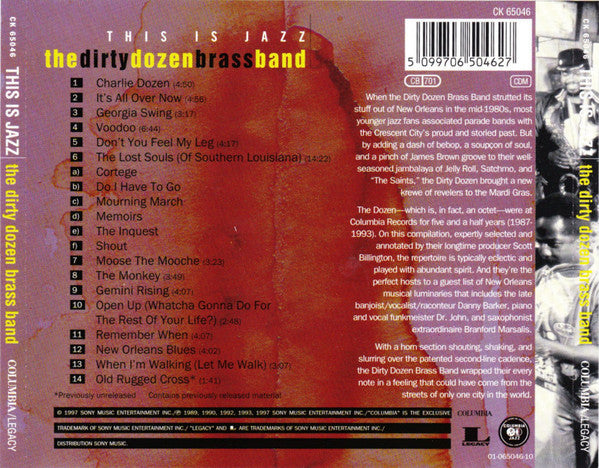 The Dirty Dozen Brass Band : This Is Jazz (CD, Comp)