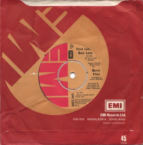 Berni Flint : I Don't Want To Put A Hold On You (7", Single)