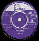 Joan Baez : There But For Fortune (7", Single, Mono, Kno)