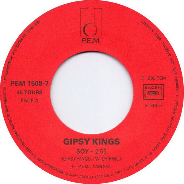 Gipsy Kings : Soy (7", Single)